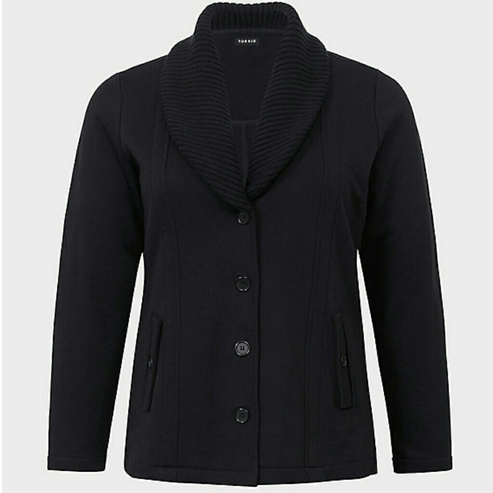 Shawl Lapel Knit Coat